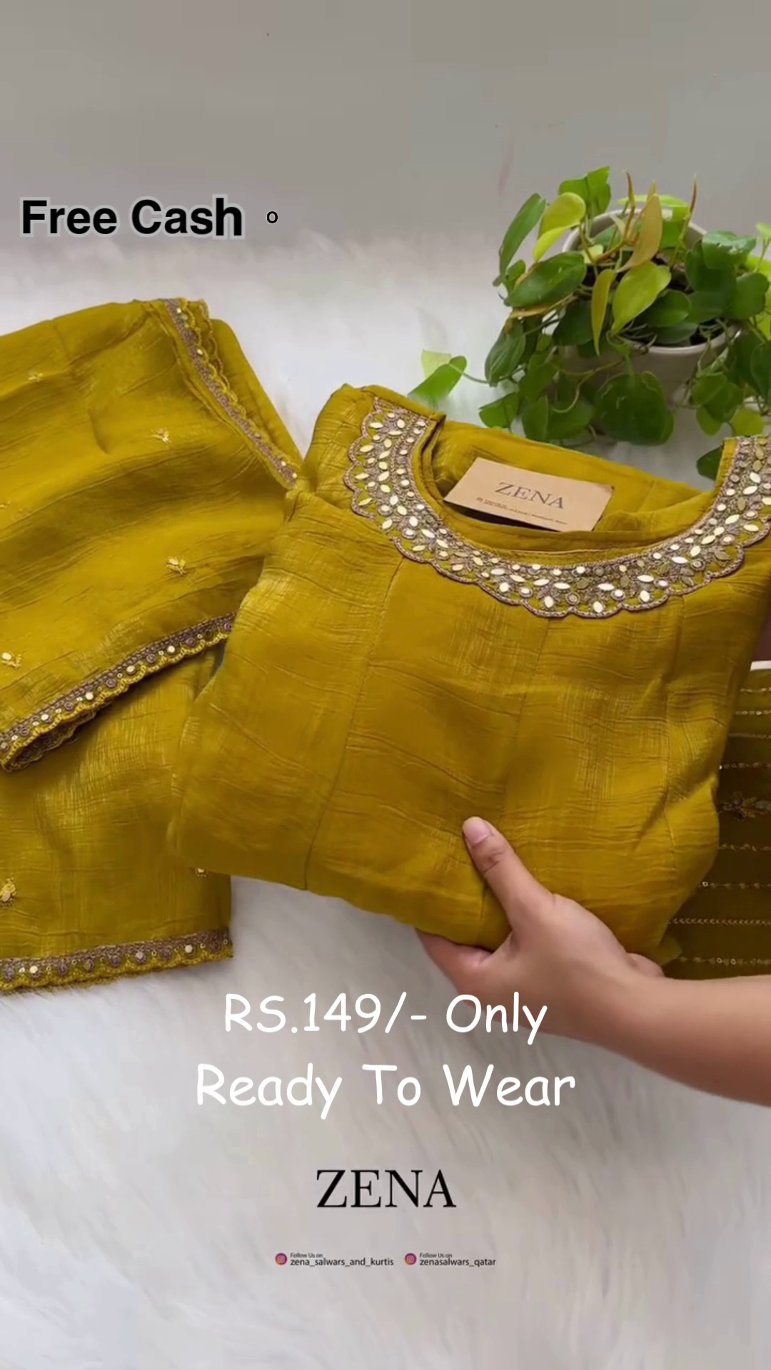 Elegant Mustard Embroidered Kurta Set – Traditional Beauty for Rs.149