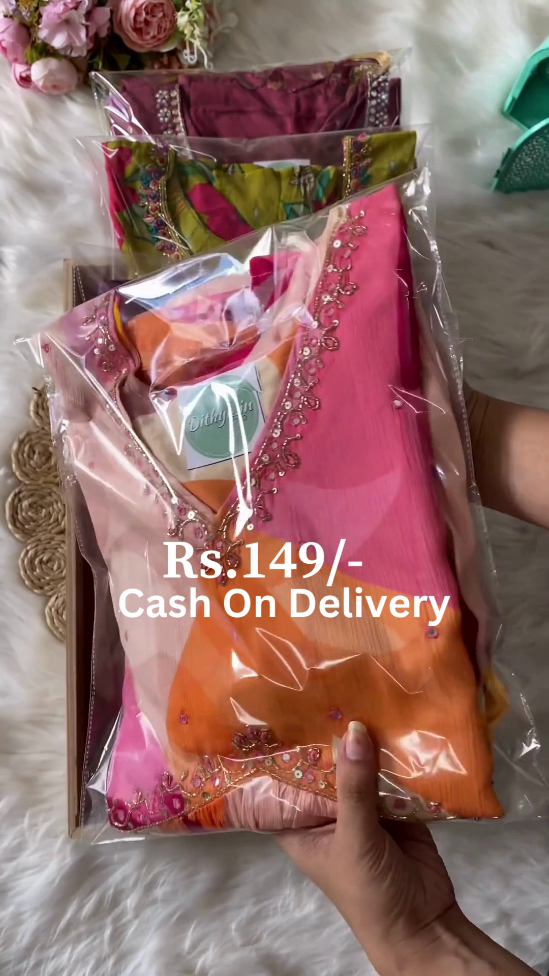 Elegant Maroon Embellished Kurti – Premium Style at Just Rs.149