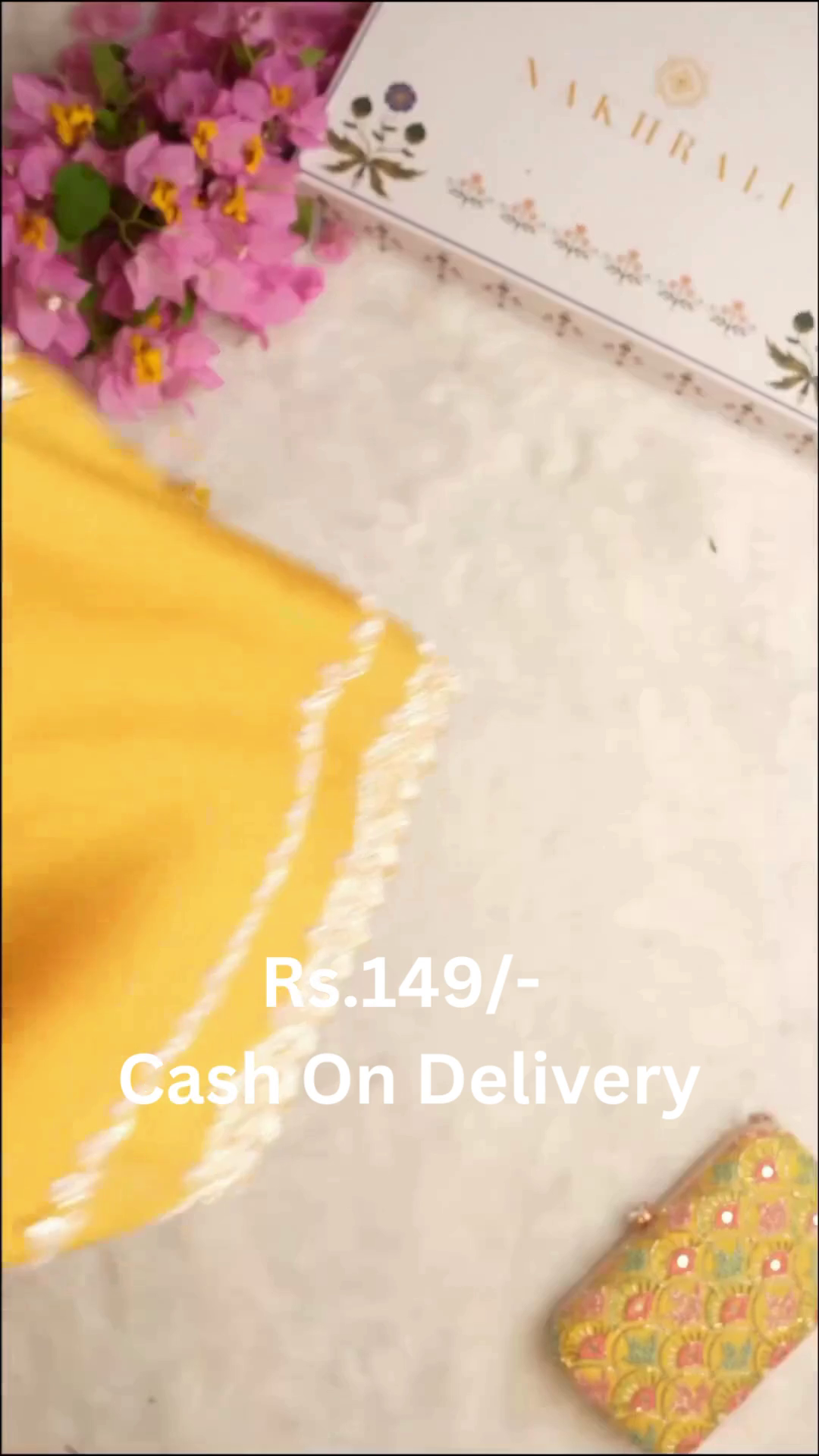 Beautiful Yellow Embroidered Ethnic Set – Festive Elegance for Rs.149