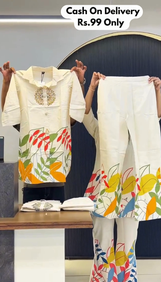 Stylish Floral Co-Ord Set for Everyday Comfort – Only ₹99 Cash on Delivery 🌿