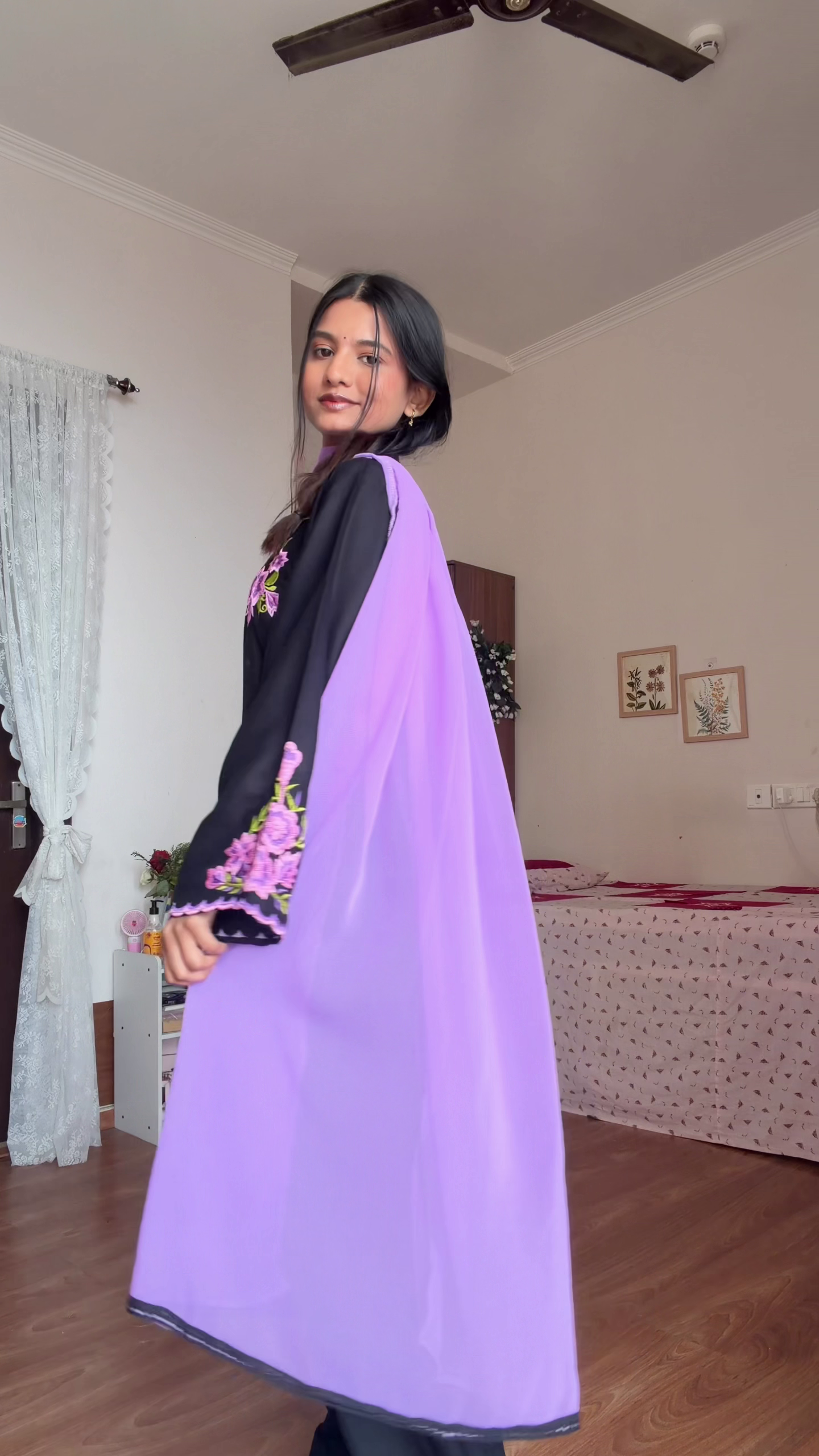 Soft Pink Floral Embroidered Suit – Charming Traditional Elegance 🌸