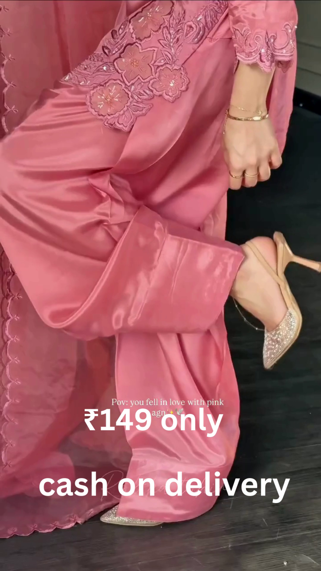 Graceful Pink Traditional Suit with Flowing Dupatta