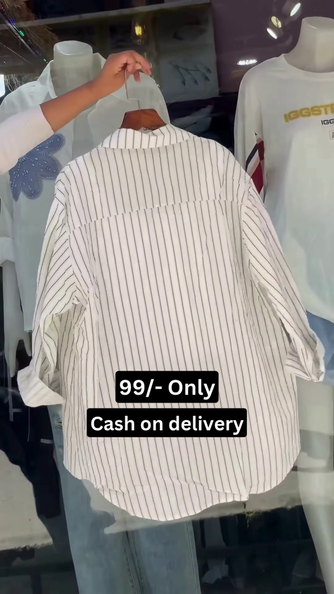 Classic Striped Casual Shirt with Layered Style