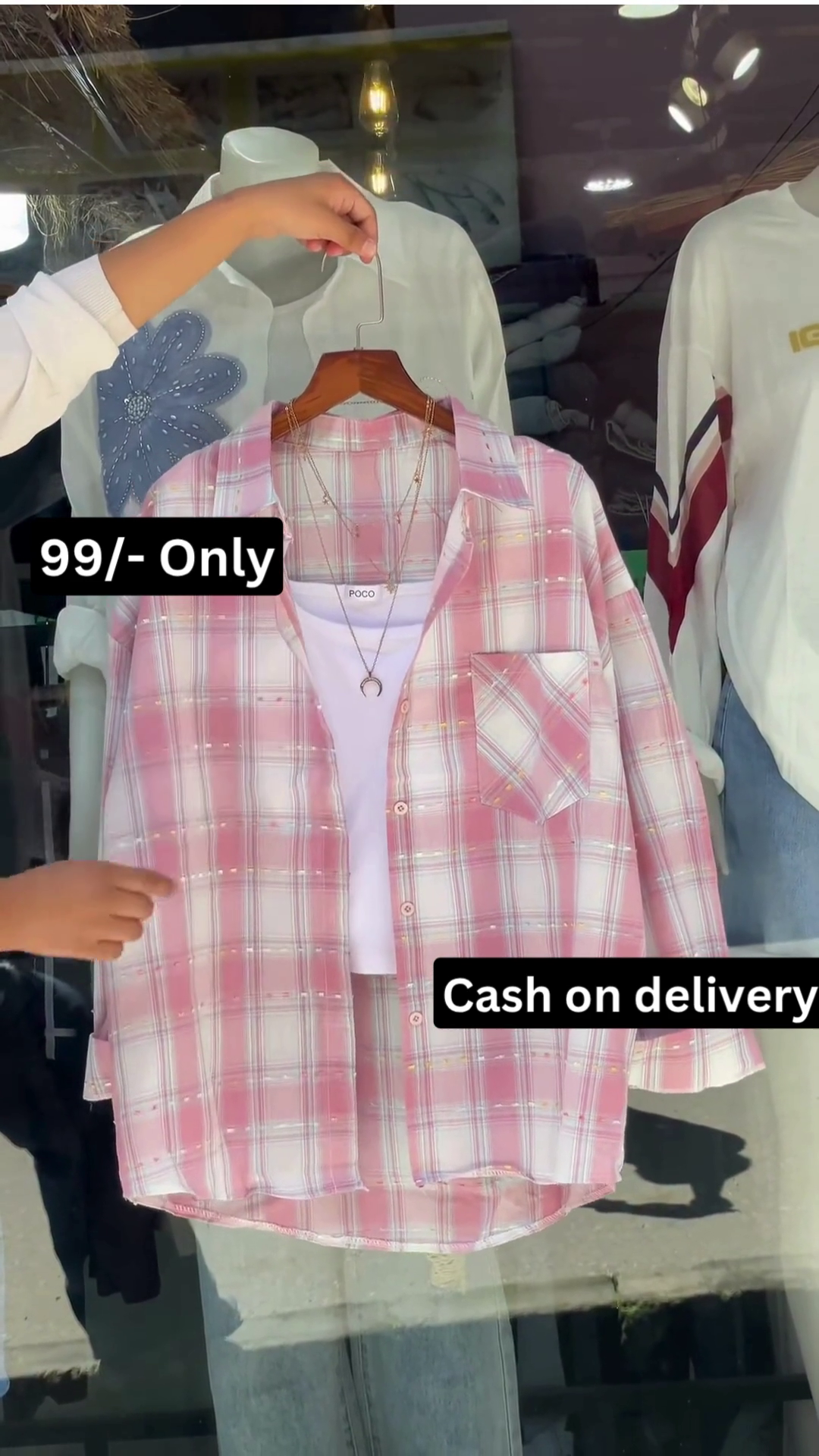 Trendy Pink Check Casual Shirt for Everyday Style