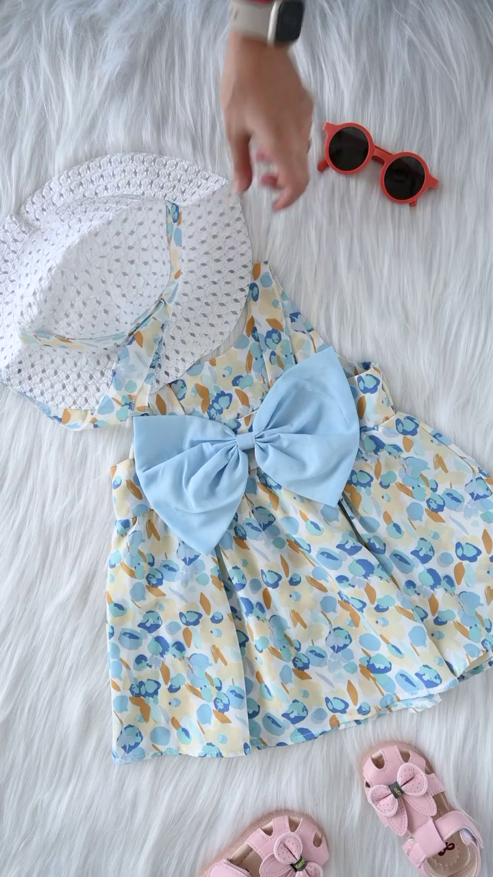 Cute Floral Kids Dress – Playful Summer Outfit