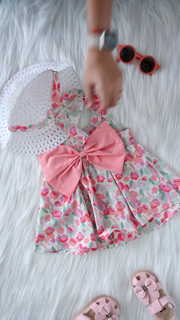 Cute Floral Kids Dress – Playful Summer Outfit