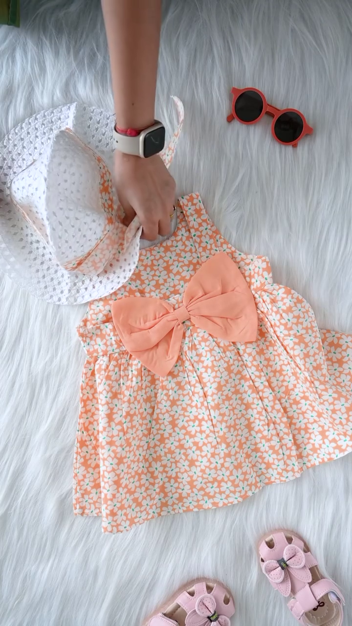 Cute Floral Kids Dress – Playful Summer Outfit