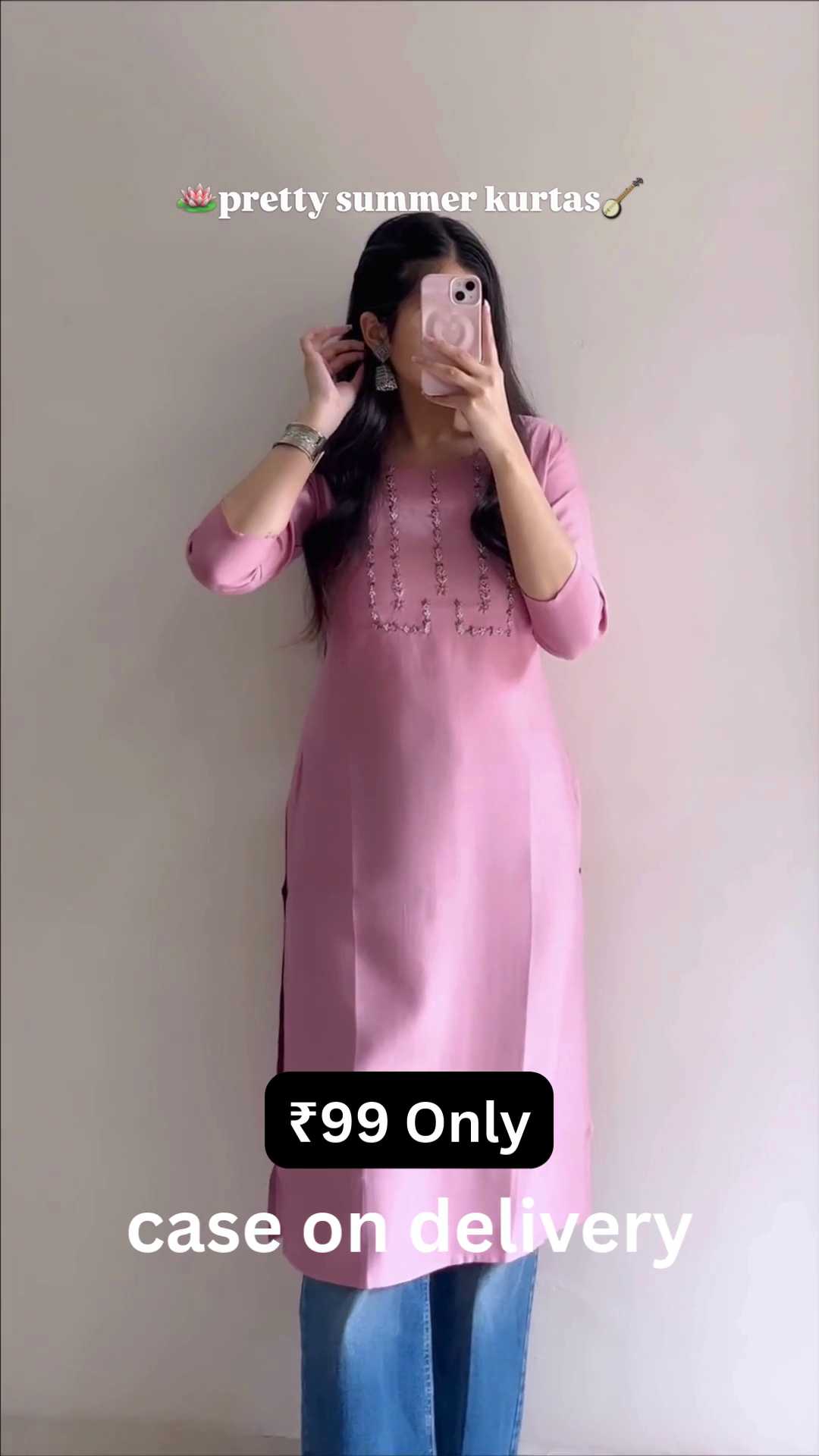 Minimal Printed Kurta – Simple & Elegant Summer Wear