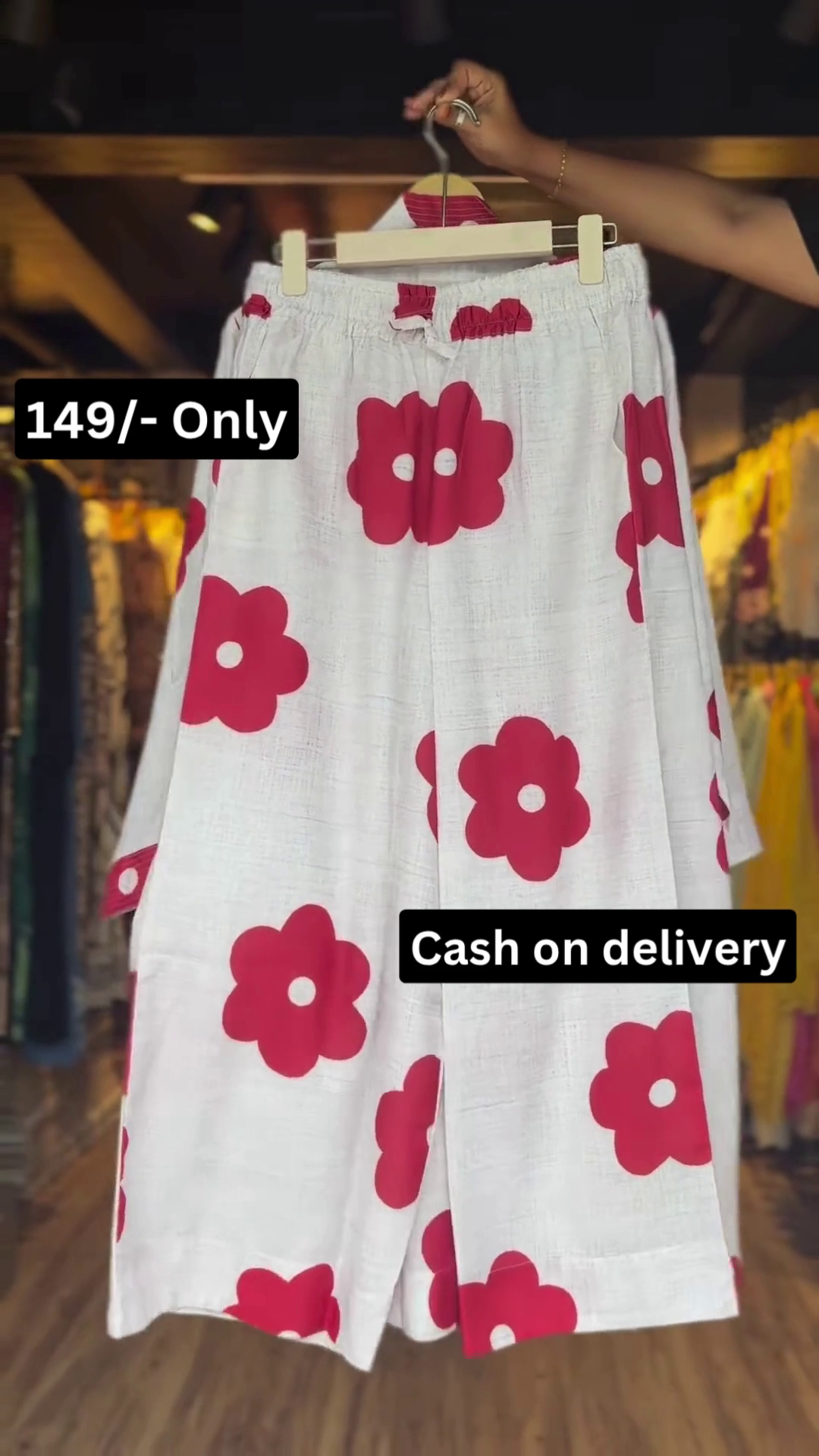 Cute Floral Palazzo Pants