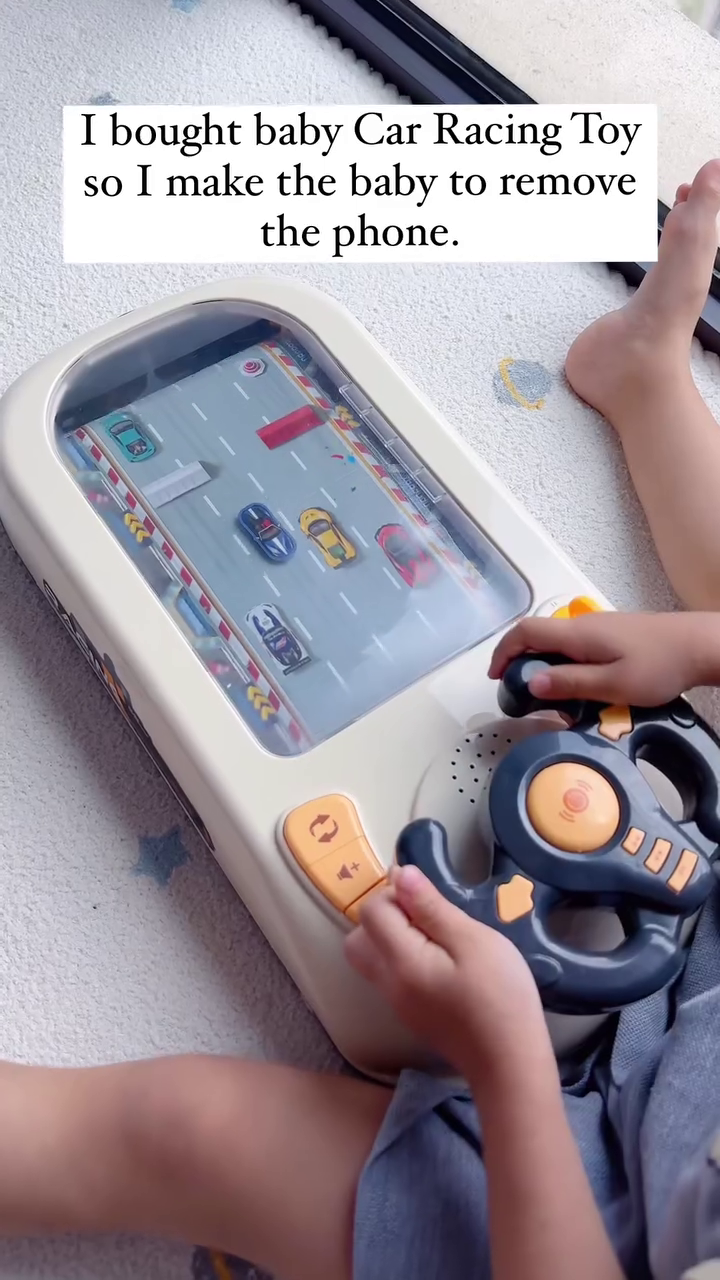 Fun Interactive Racing Steering Wheel Toy for Kids Learning & Entertainment