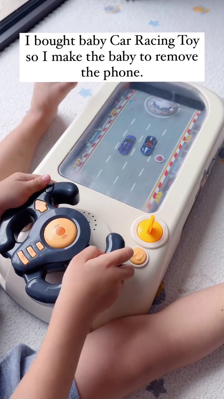 Fun Interactive Racing Steering Wheel Toy for Kids Learning & Entertainment