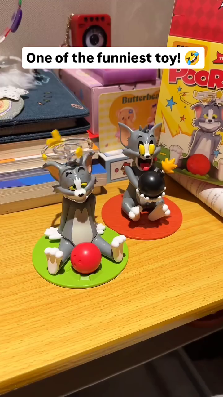 Funny Tom Cartoon Bomb Reaction Toy for Kids & Desk Fun