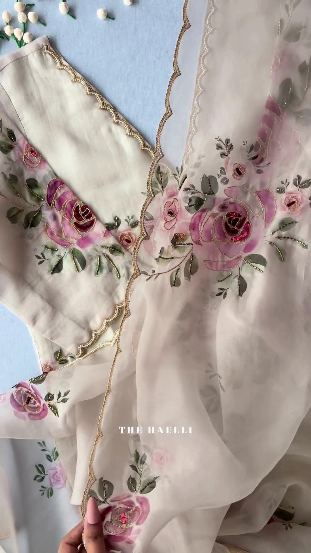 Elegant Floral Embroidered Dress Collection