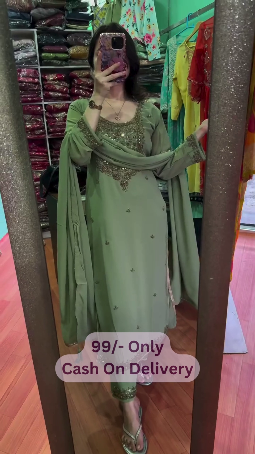 Premium Embroidered Kurti