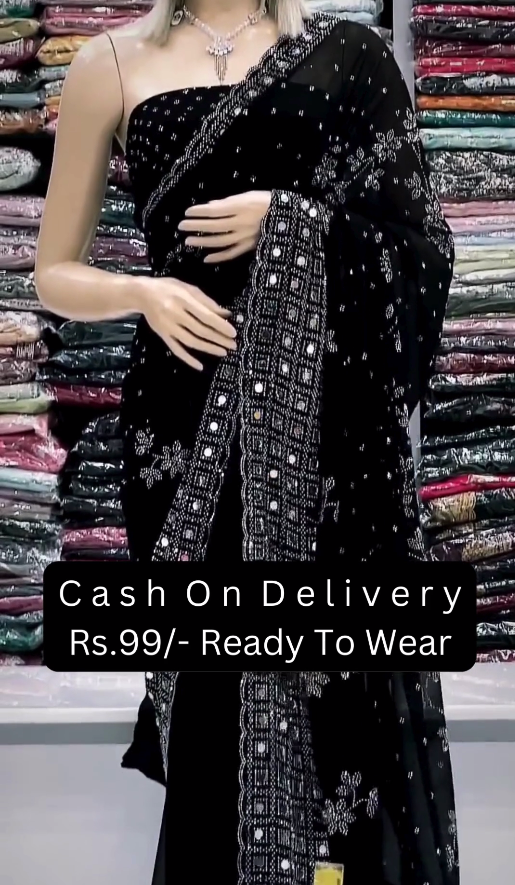 Ready To Wear Designer Saree – ₹99