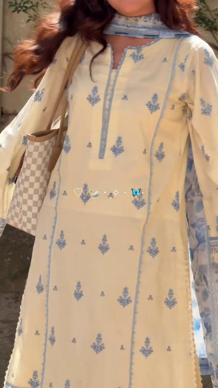 Graceful Blue Printed Kurti Collection