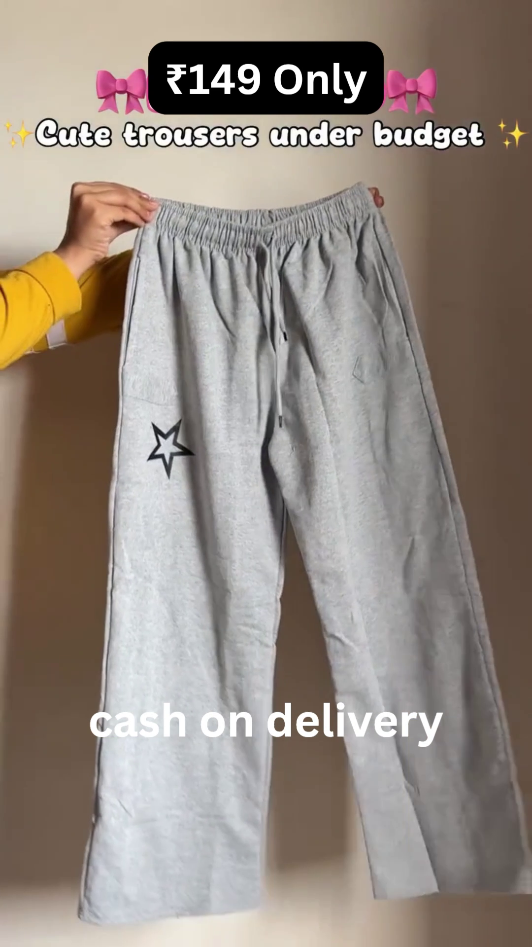 Cute White Trousers – ₹149 Only