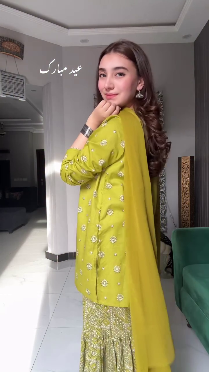 Elegant Festive Sharara Set