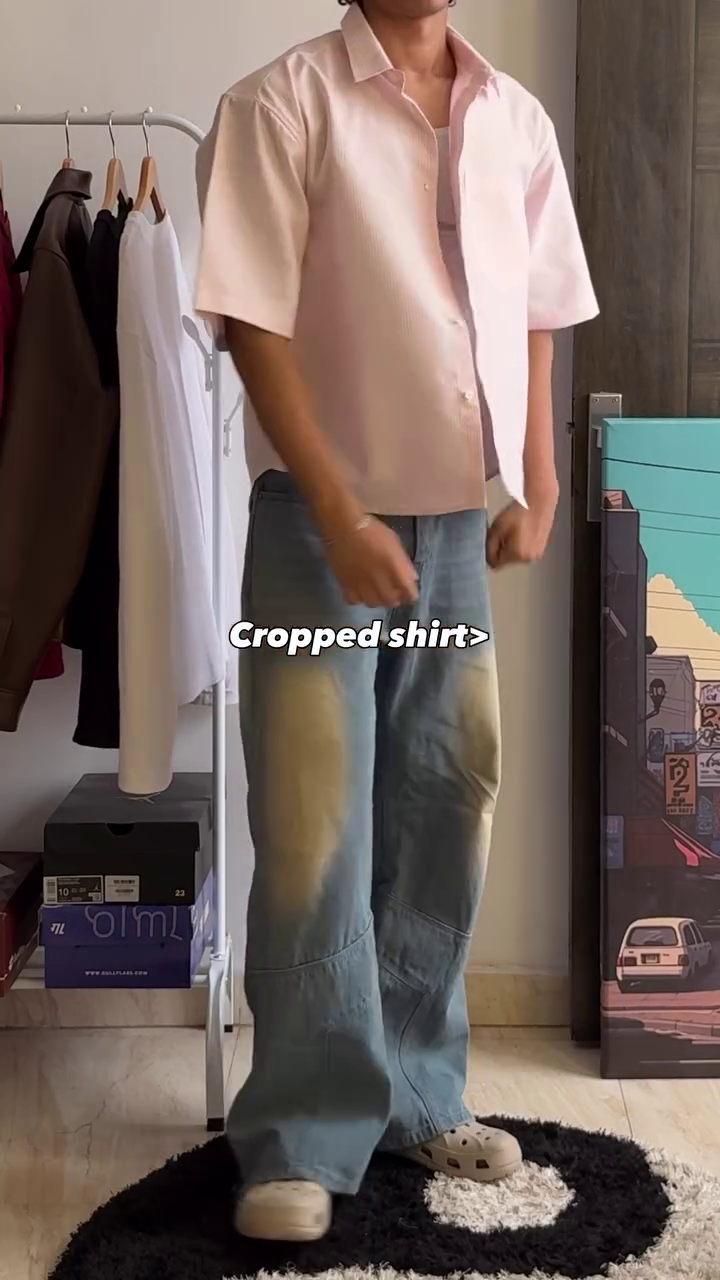 Stylish Cropped Casual Shirt