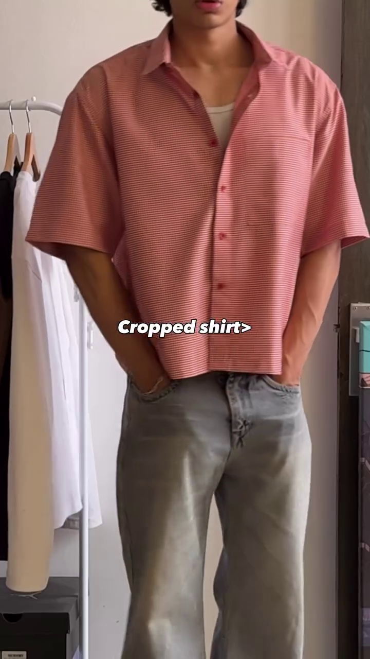 Stylish Cropped Casual Shirt