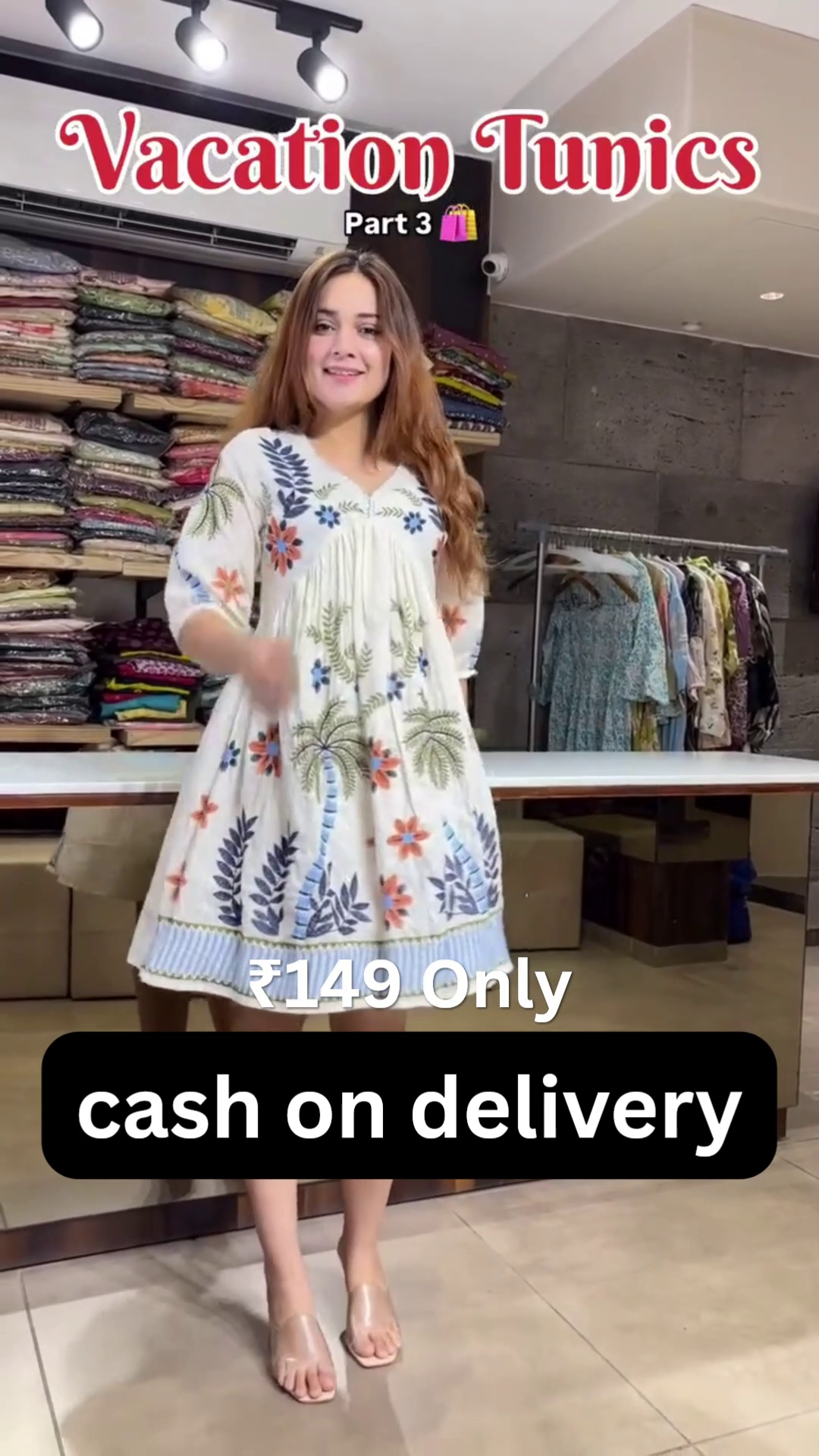 Trendy Vacation Tunic Dress