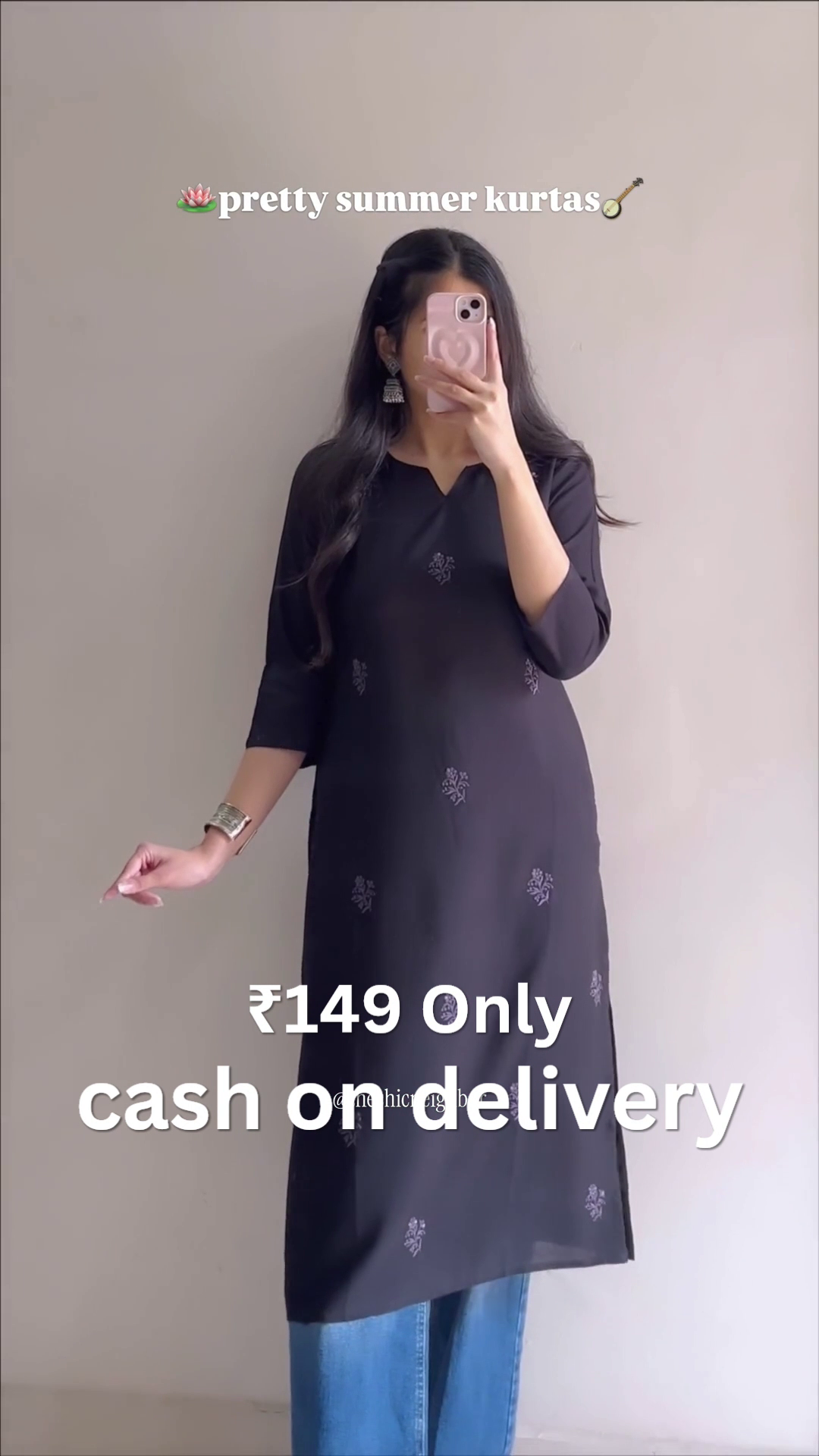 Stylish Printed Summer Kurta