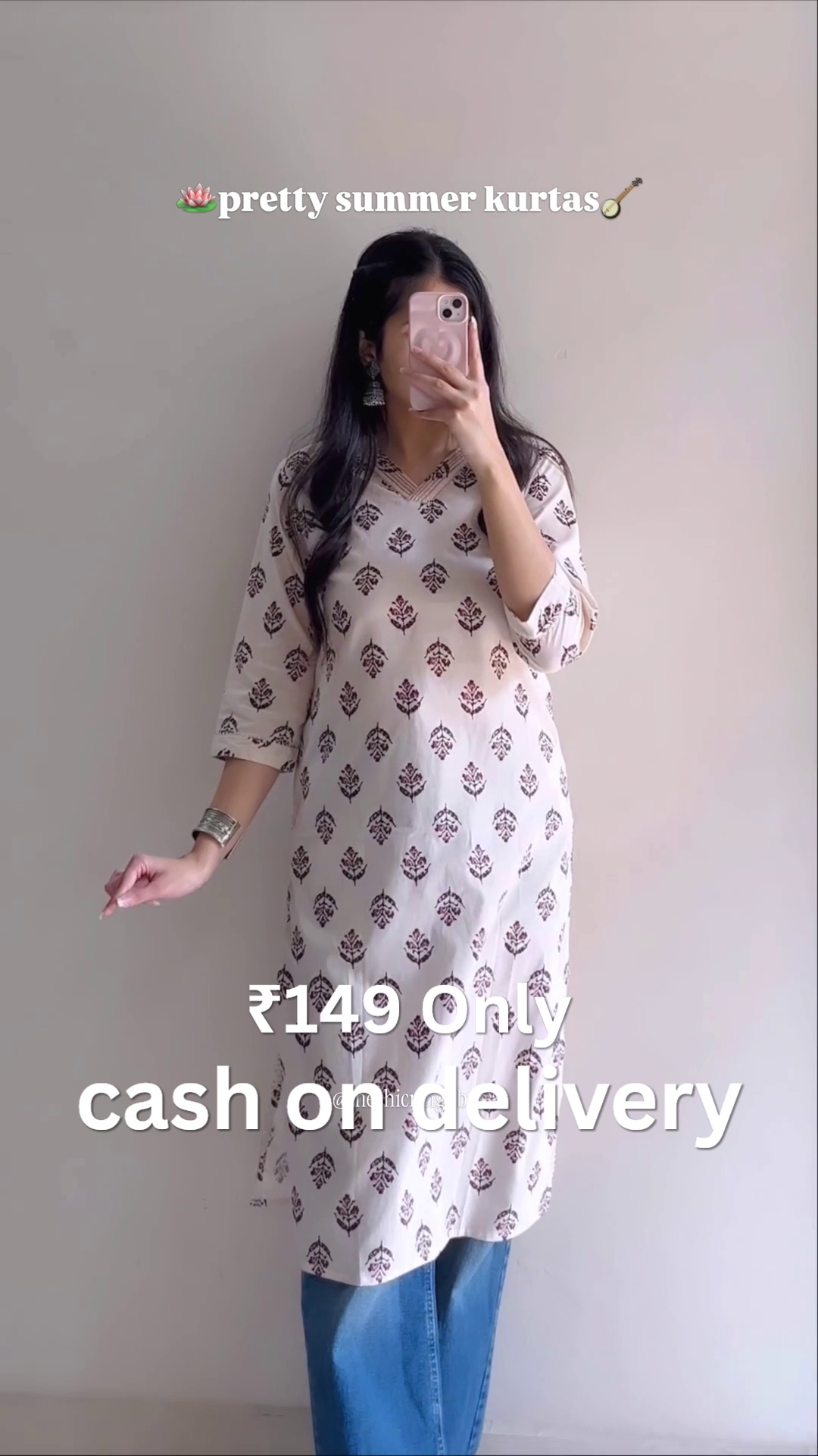 Stylish Printed Summer Kurta