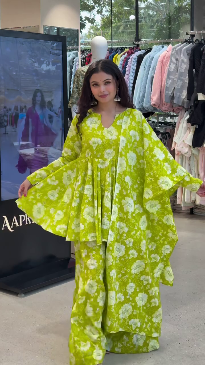 Premium Floral Ethnic Set – Grace Meets Comfort