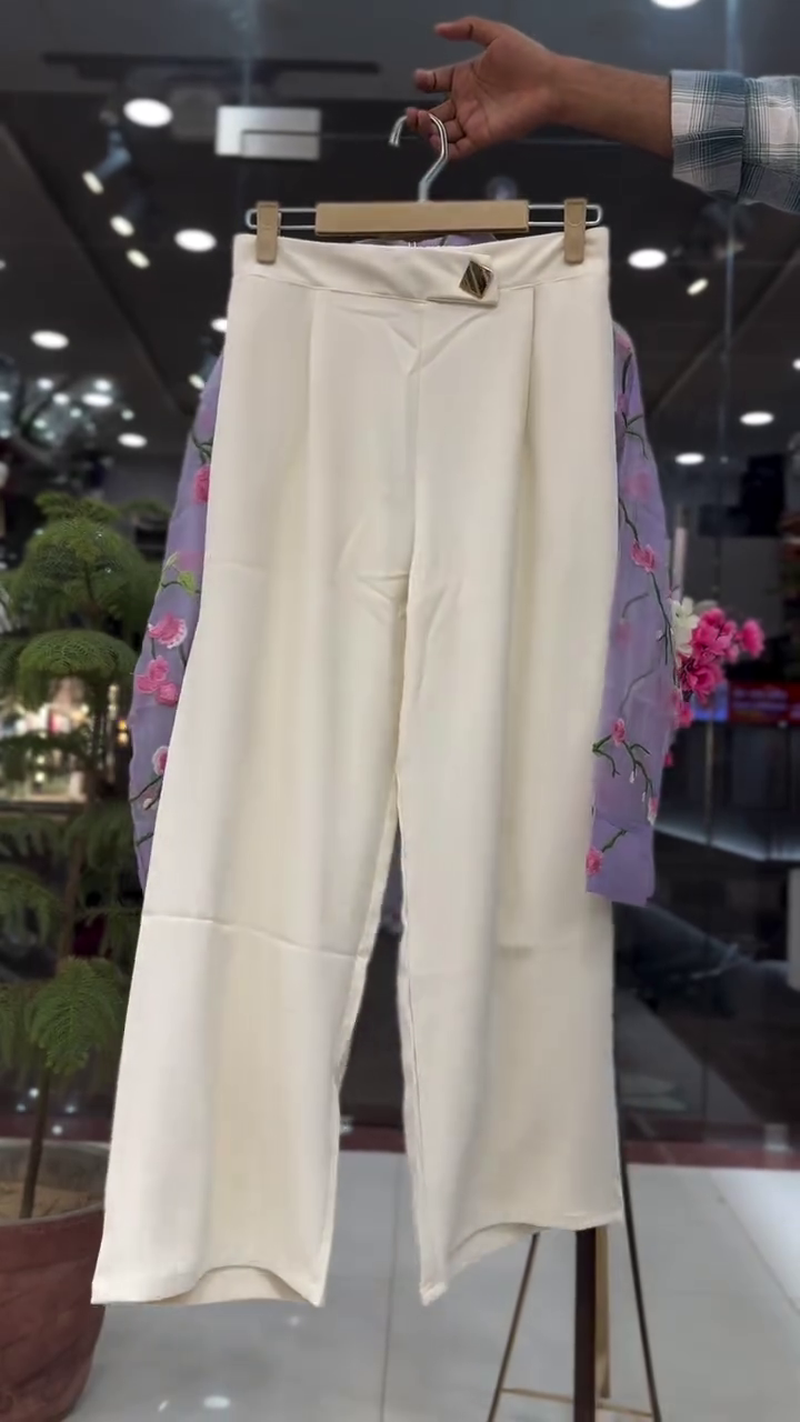 🌸 Luxury Floral Organza Co-Ord Set
