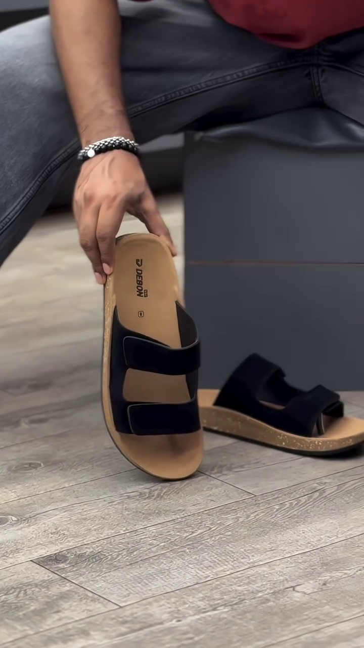 👣 Premium Men’s Comfort Sandals – Stylish Everyday Wear