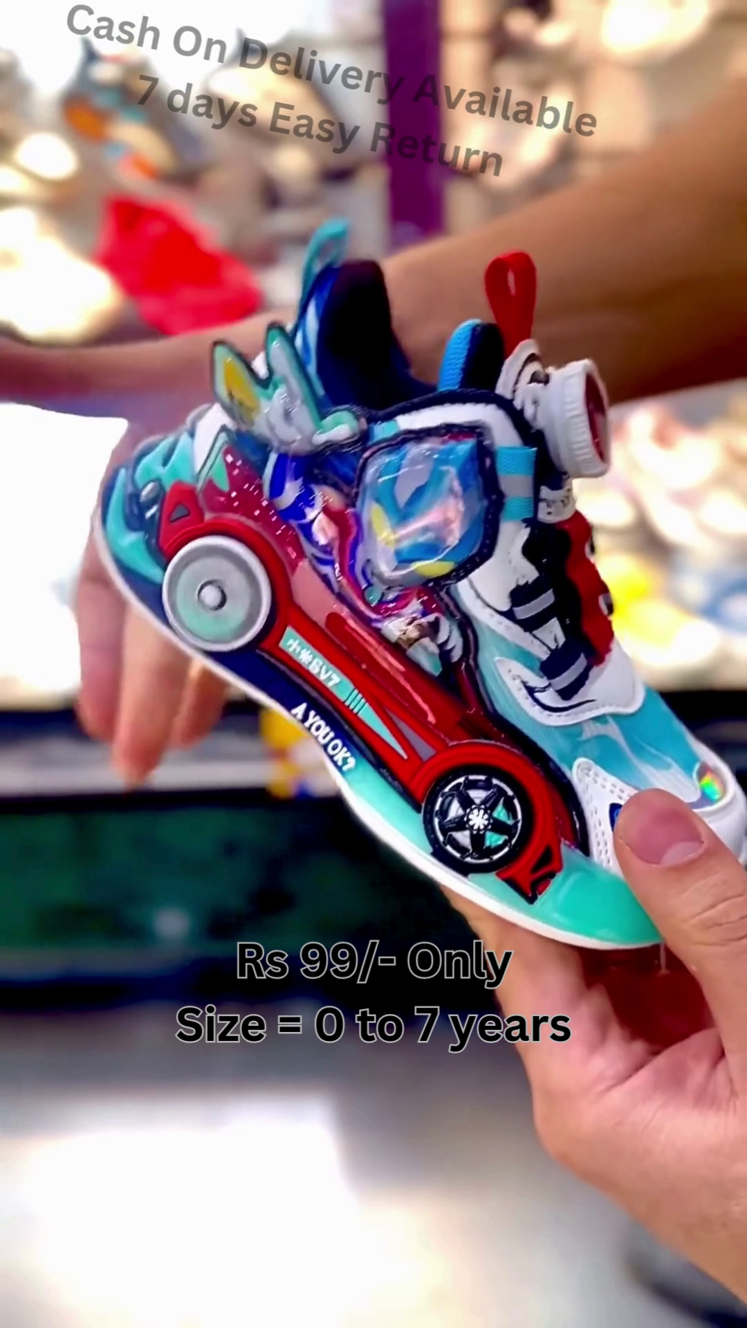 🚗 Super Cool Racing Kids Shoes