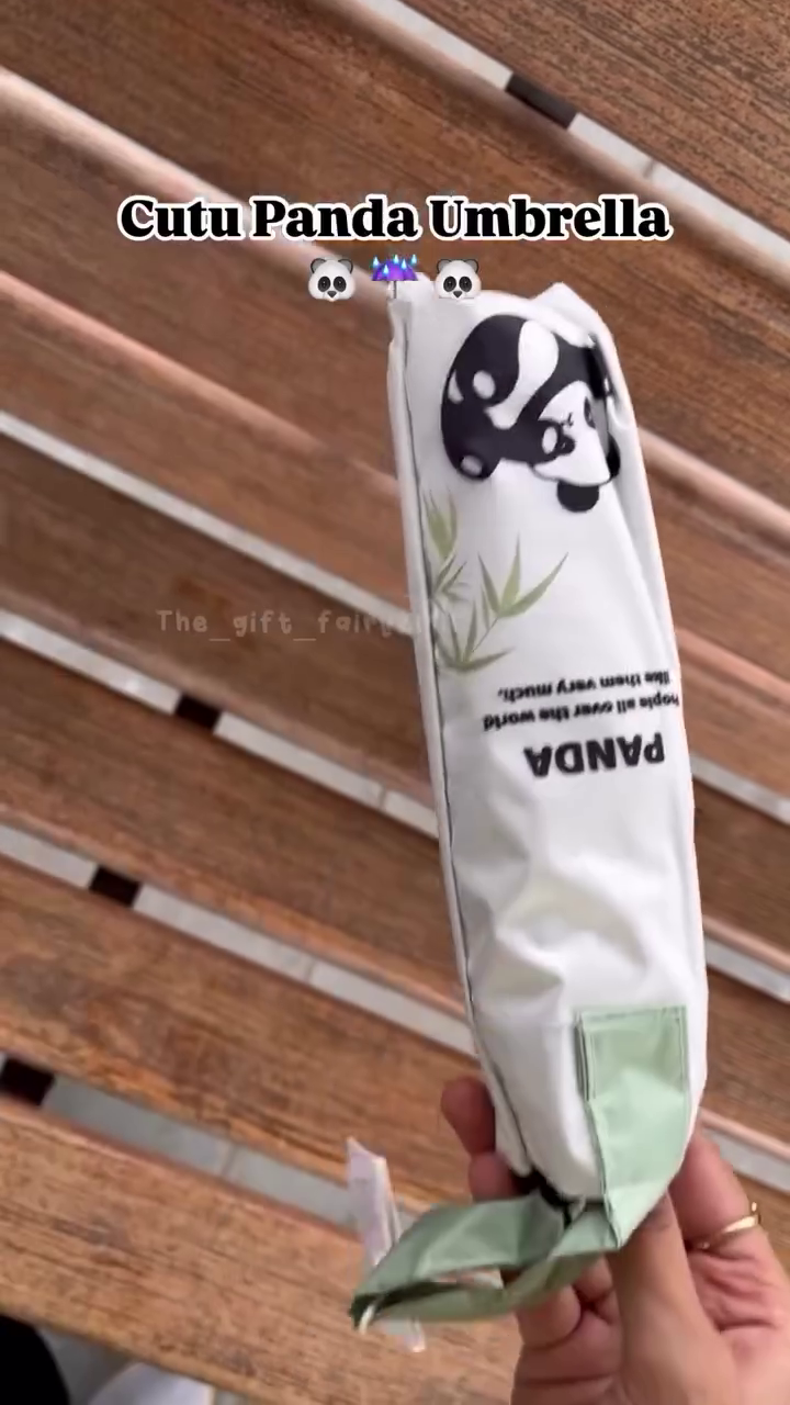 Cute Panda Umbrella – Stay Dry in Adorable Style 🐼☔✨