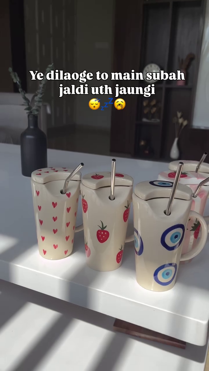 Aesthetic Ceramic Tumblers – Sip in Style ☕🍓💖