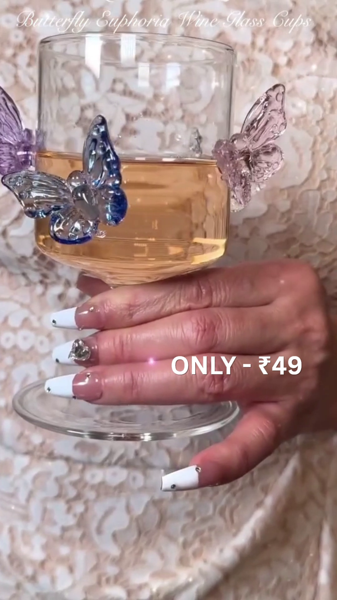 🦋 Elegant Butterfly Wine Glasses – Beauty in Every Sip